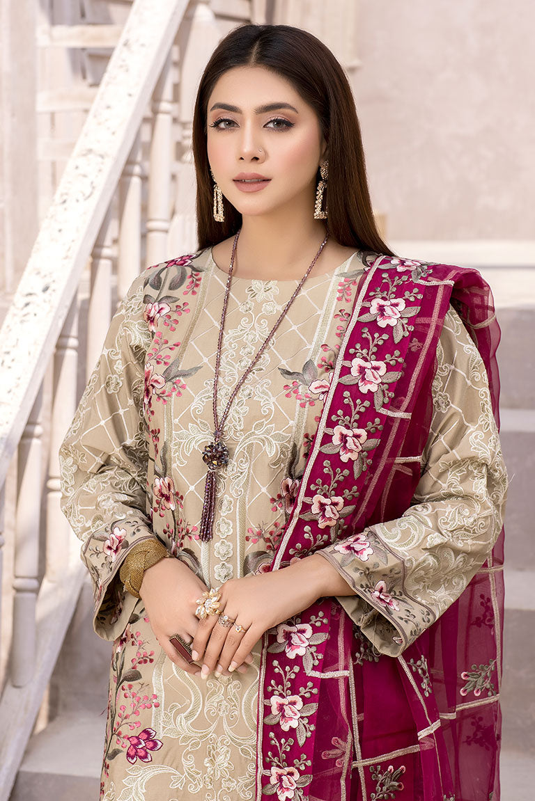 Embroidered Luxury Cotton Pret