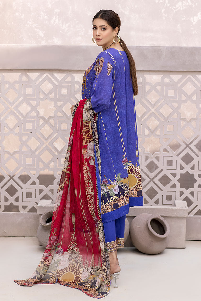 Embroidered Lawn Suit