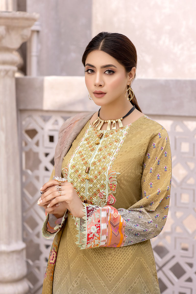 Embroidered Lawn Suit