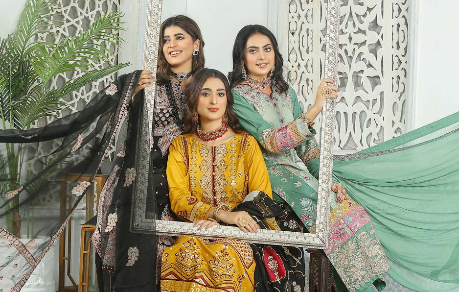 Embroidered Luxury Lawn Pret