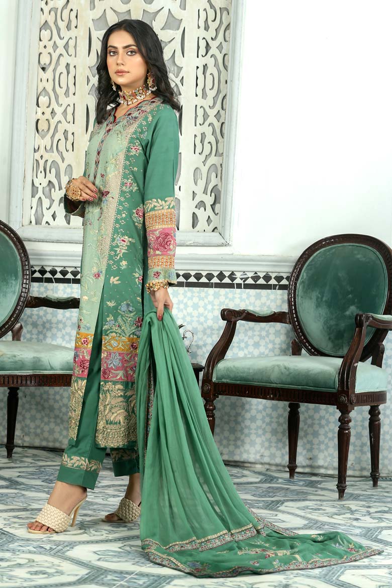 Embroidered Luxury Lawn Pret