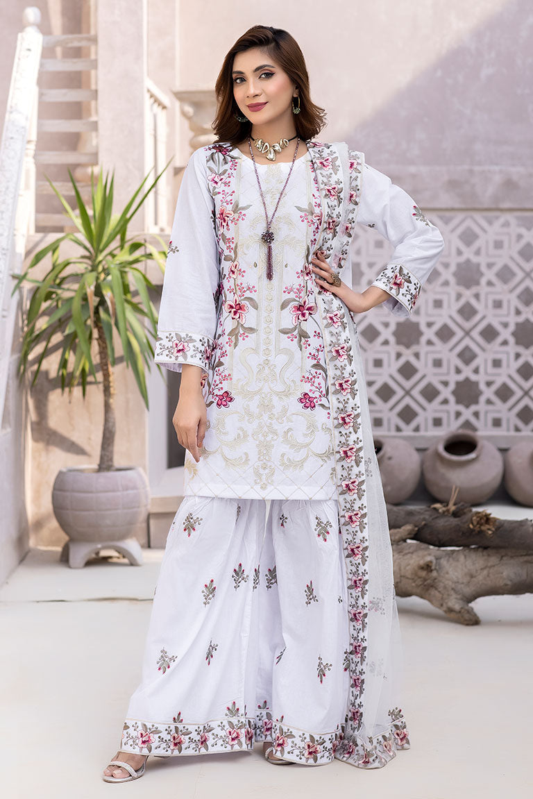 Embroidered Luxury Cotton Pret