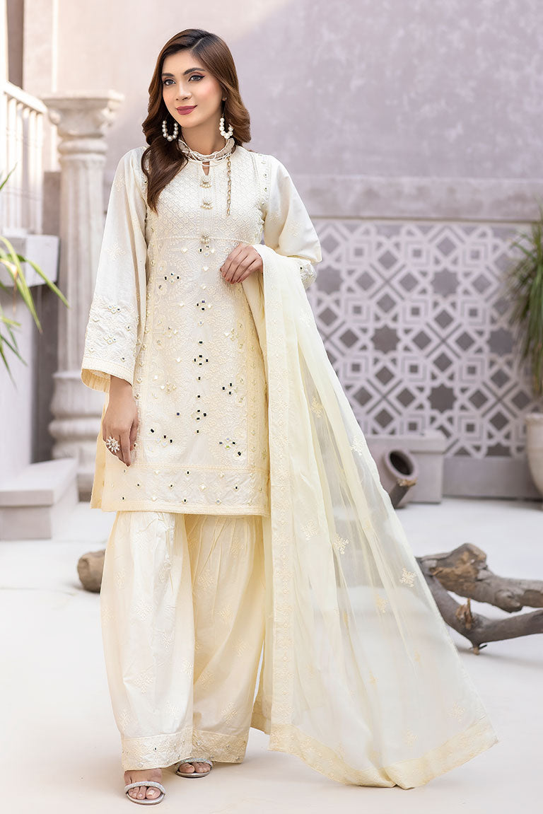 Embroidered Luxury Cotton Pret